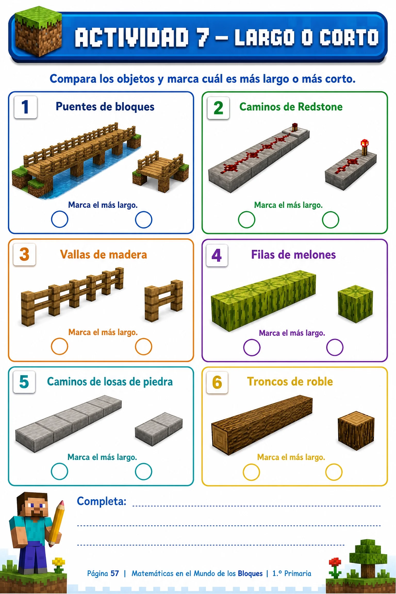 Actividad 7 · Largo o corto