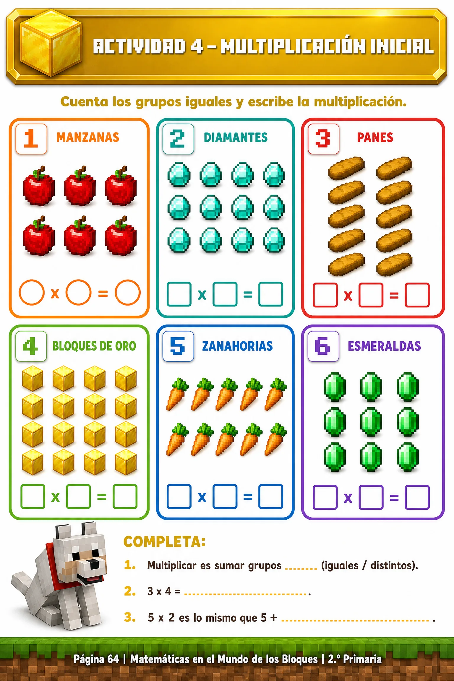 Actividad 4 · Multiplicación inicial