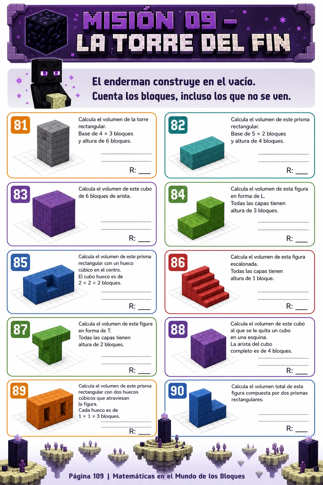Misión 09 · La Torre del Fin · Retos 81–90